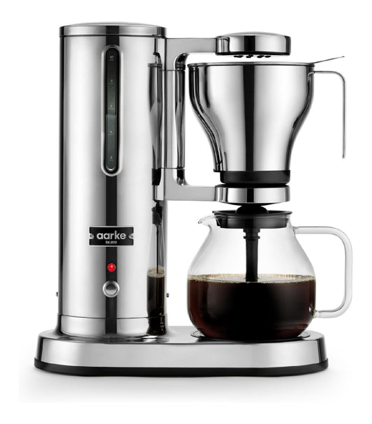 Caffettiere elettriche in acciaio inox argento