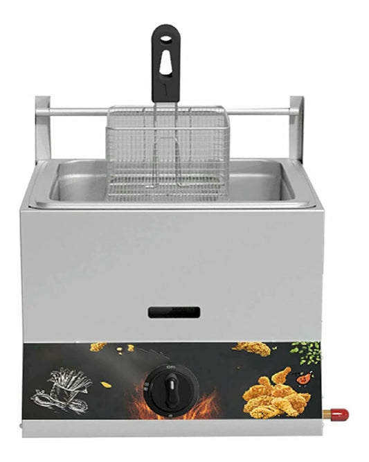 Friggitrice elettrica Friggitrice Commerciale Patate Acciaio Inossidabile