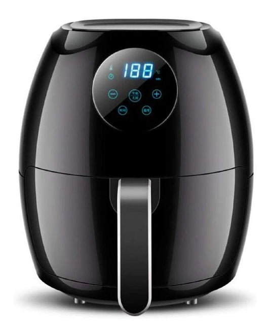 Friggitrice ad aria funzionamento automatico nero Friggitrice automatica riscaldamento acciaio