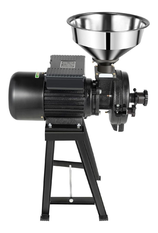 Mulino elettrico per cereali nero 50 kg
