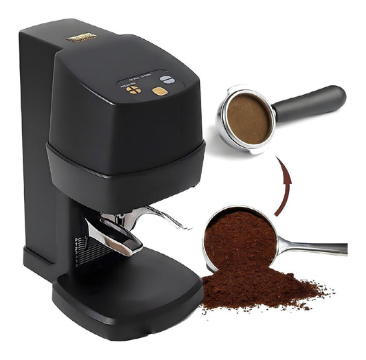 Pressino automatico per caffe espresso funzionamento automatico nero