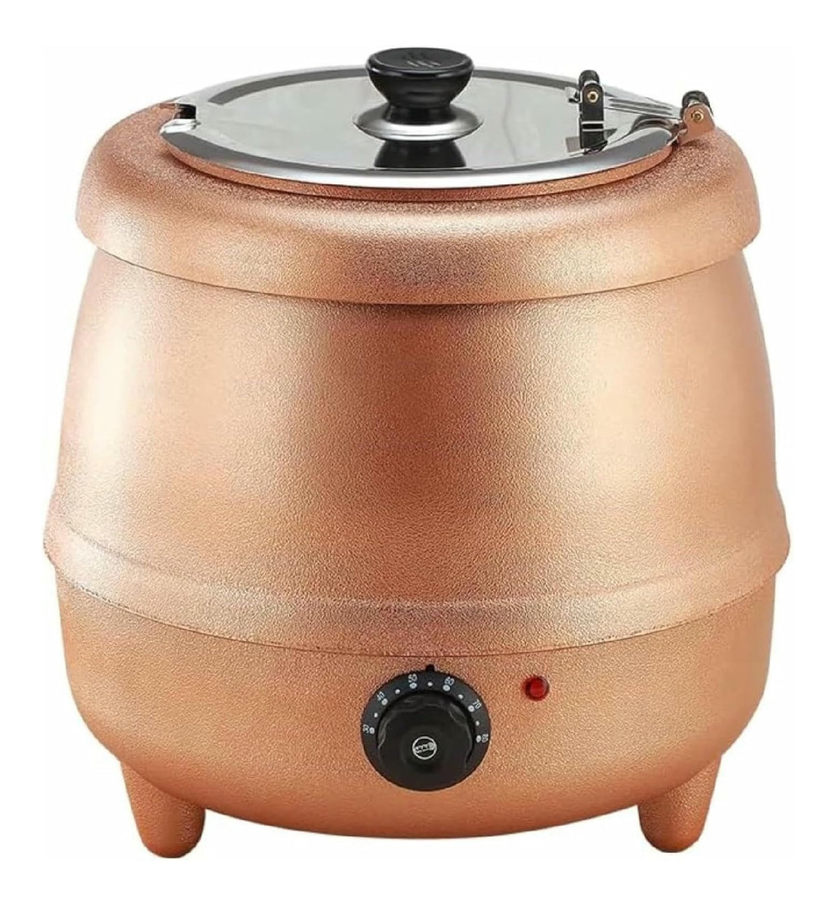 Apparecchio per uso domestico argento temperatura regolabile in acciaio inox