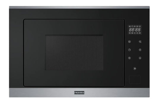 Forno a microonde 25 L in acciaio inox nero