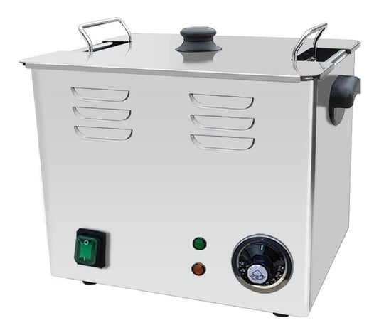 Cuociuova con comandi touch con timer nero