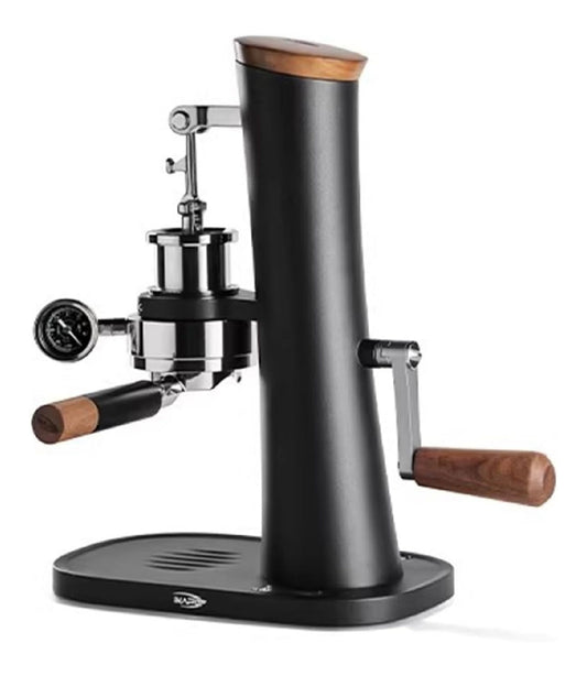 Macchina da caffe Macchina caffe Espresso Manuale, Macchina caffe Meccanica Manovella, nero