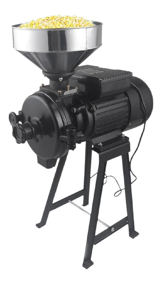 Mulino elettrico per cereali nero 60 kg