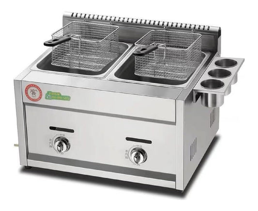 Friggitrice da cucina Friggitrice Professionale, Friggitrice Doppia Bombola
