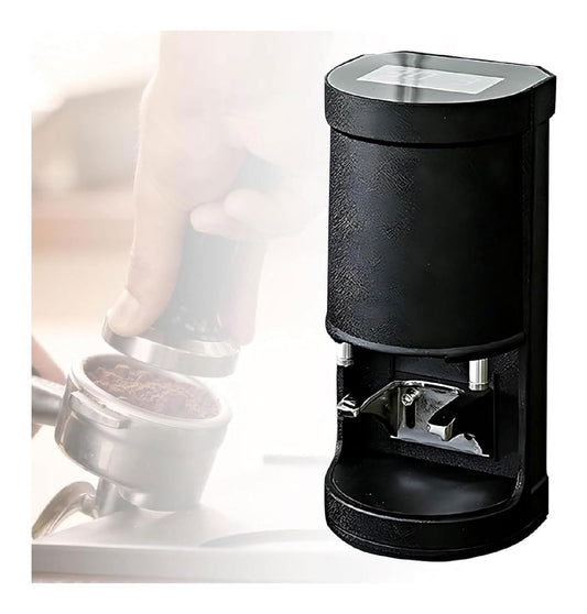 Macinacaffe elettrico con comandi touch in acciaio inox oro