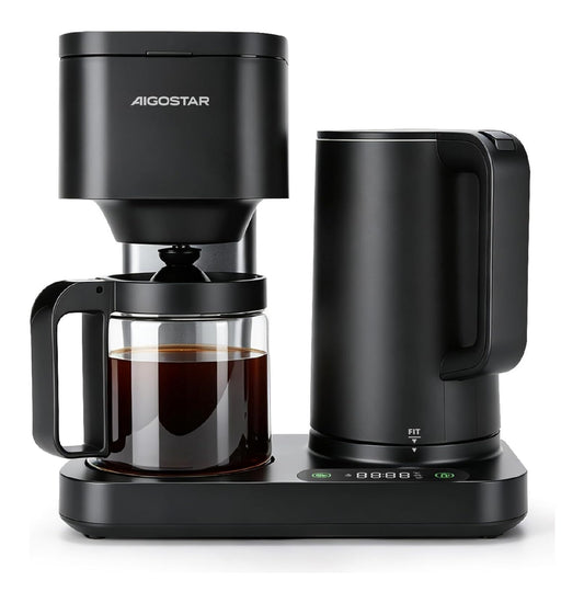 Con comandi touch macchina espresso in acciaio inox argento