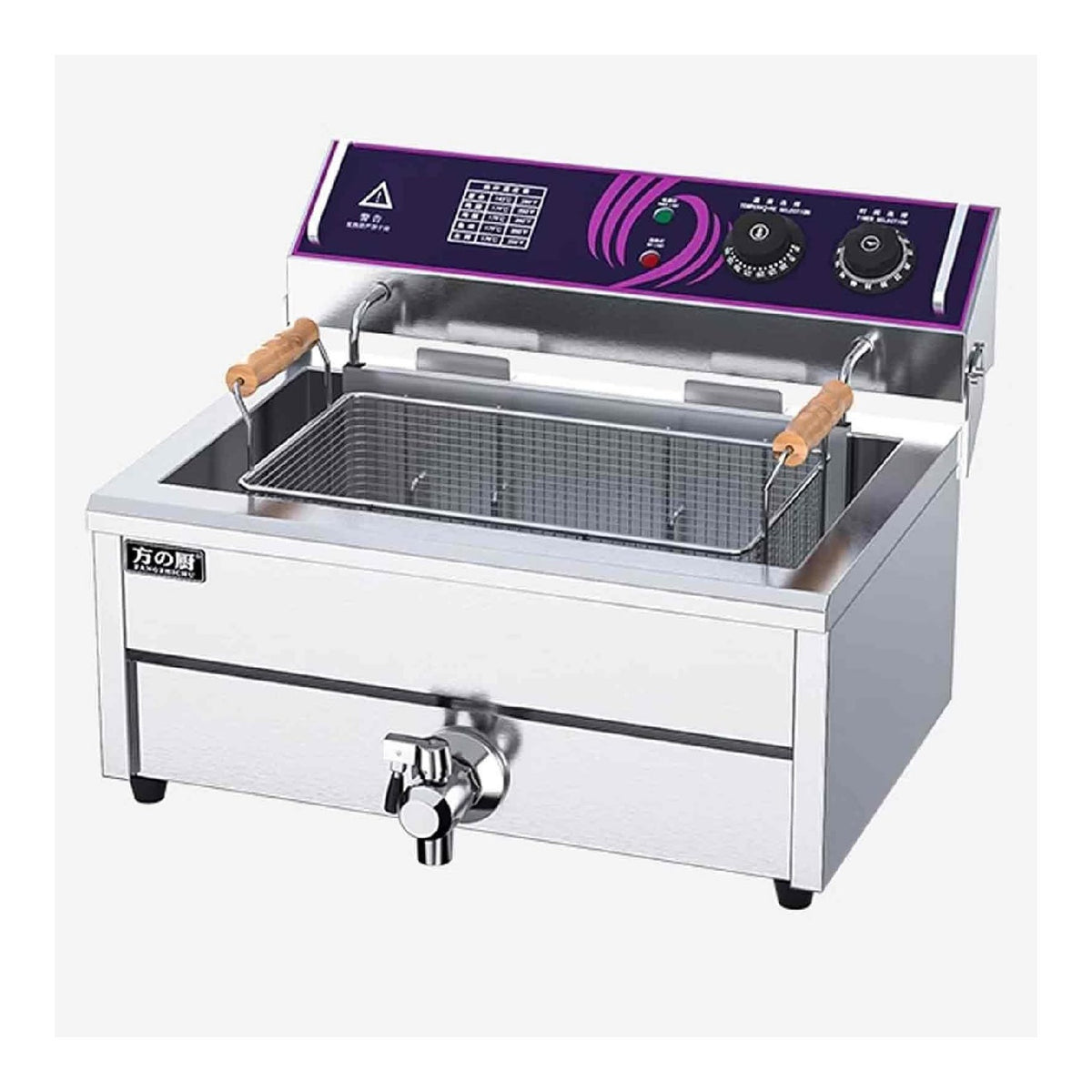 Friggitrice da cucina funzionamento automatico nero