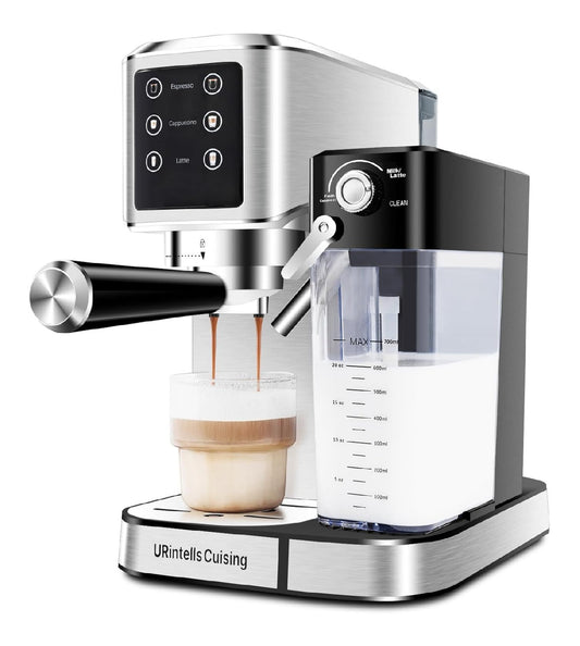 Macchina da caffe componenti lavabili con comandi touch crema