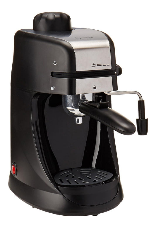 Capresso Steampro espresso cappuccino Machine funzione vapore in acciaio inox nero