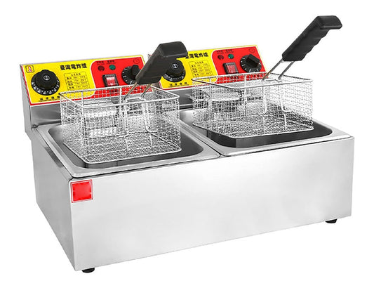 Friggitrice elettrica 6 L con timer rame