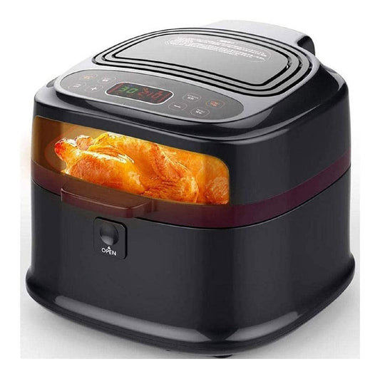 Friggitrice ad aria con comandi touch con timer nero comandi touch funzionamento automatico