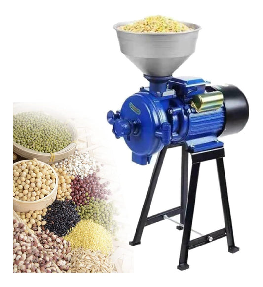 Mulino elettrico per cereali blu 60 x 43 x 35 cm