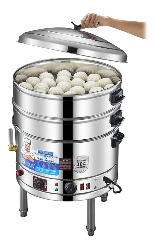 Elettrodomestico compatto Steamer Vapore Acciaio Inox Commerciale