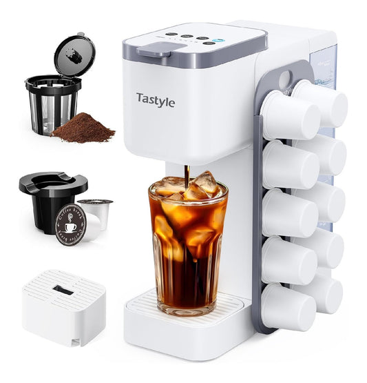 Macchina espresso funzionamento automatico componenti lavabili bianco