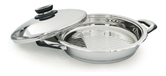 Rostiere in acciaio inox argento