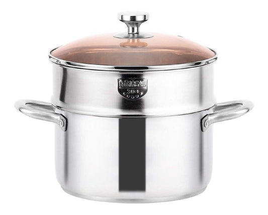 Pentola per zuppa Vapore Spessa funzione vapore oro